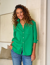 Load image into Gallery viewer, Frank &amp; Eileen | Eileen Relaxed Button-Up Famous Denim Kelly Green