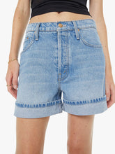 Load image into Gallery viewer, Mother Denim The Culotte Cuffed Short | BYOB Wash