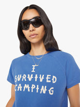 Load image into Gallery viewer, Mother Denim The Short Sleeve Concert Sweatshirt | I Survived Camping