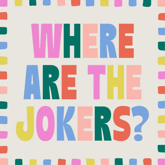 Where Are The Jokers Mahjong Napkins