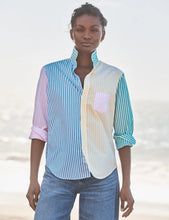 Load image into Gallery viewer, Frank &amp; Eileen | Eileen Relaxed Button-Up Shirt | Colorblock Stripe