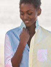 Load image into Gallery viewer, Frank &amp; Eileen | Eileen Relaxed Button-Up Shirt | Colorblock Stripe