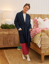 Load image into Gallery viewer, Frank &amp; Eileen Holly Housecoat | Navy