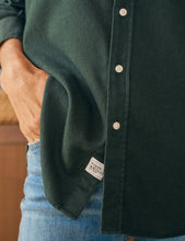 Load image into Gallery viewer, FINAL SALE Frank &amp; Eileen | Eileen Relaxed Button-Up Shirt Green Flannel Italian Cashmere Touch