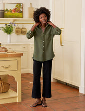Load image into Gallery viewer, Frank &amp; Eileen | Eileen Sweatshirt Button-Up Caper Green