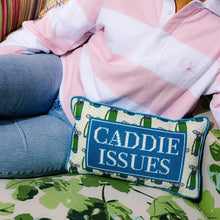 Load image into Gallery viewer, Caddie Issues Golf Needlepoint Pillow