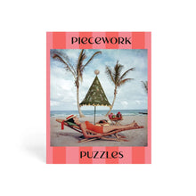 Load image into Gallery viewer, Piecework Palm Beach Idyll Slim Aarons Christmas Puzzle