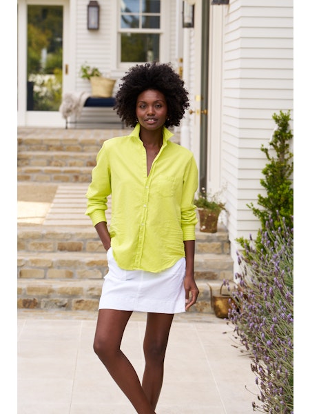 Frank & Eileen | Eileen Relaxed Button-Up Shirt | Lime