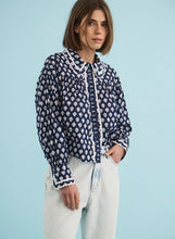 Load image into Gallery viewer, Hunter Bell Finch Top | Thistle &amp; Vine Blue