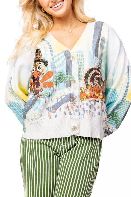 Queen Of Sparkles Macy's Thanksgiving Day Parade Cardigan
