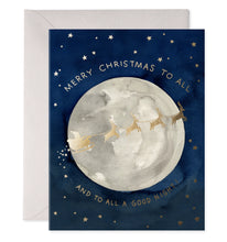 Load image into Gallery viewer, Santa Moon | Christmas Greeting Cards (Boxed Set of 6)
