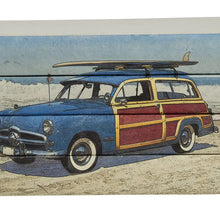 Load image into Gallery viewer, Woodie Wagon &amp; Surfboard Books | Shelf Decor | Set of 4