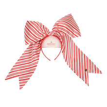 Load image into Gallery viewer, Peppermint Pop Jumbo Bow Christmas Headband