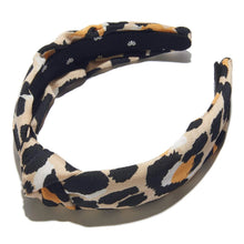 Load image into Gallery viewer, Lele Sadoughi Silk Leopard Print Headband