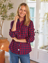 Load image into Gallery viewer, Frank &amp; Eileen | Eileen Relaxed Button-Up Shirt Red and Blue Plaid