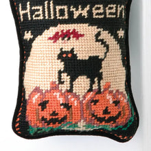 Load image into Gallery viewer, Happy Halloween Needlepoint Door Hanger