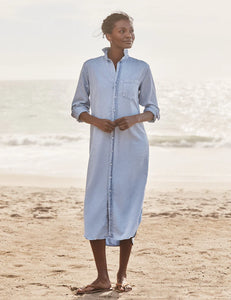 FINAL SALE Frank & Eileen Rory Maxi Shirtdress | Famous Denim