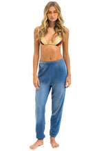 Load image into Gallery viewer, Aviator Nation 5 STRIPE SWEATPANTS | FADED WATER