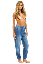 Load image into Gallery viewer, Aviator Nation 5 STRIPE SWEATPANTS | FADED WATER
