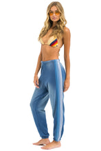Load image into Gallery viewer, Aviator Nation 5 STRIPE SWEATPANTS | FADED WATER
