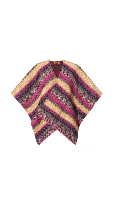 Missoni Mantella Reversible Cape With Pockets