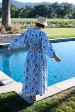 Load image into Gallery viewer, Maison Marigold Newport SKIRT | Blue &amp; Green Blockprint