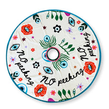 Load image into Gallery viewer, &quot;No Peeking&quot; Embroidered Christmas Tree Skirt
