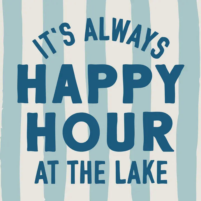 Happy Hour At The Lake Napkins