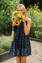 Load image into Gallery viewer, Marea Sara Shortie Dress | Navy Bandana