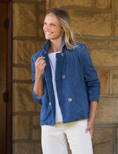 Load image into Gallery viewer, Frank &amp; Eileen Mini Belfast Cropped Peacoat | Dream Light Denim 1984 Wash