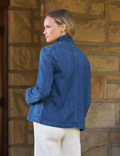 Load image into Gallery viewer, Frank &amp; Eileen Mini Belfast Cropped Peacoat | Dream Light Denim 1984 Wash