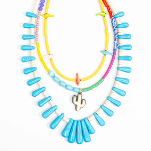 Gather Goods Graduated Turquoise Necklace