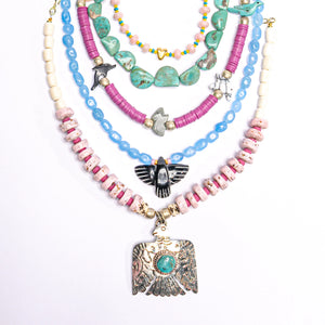 Gather Goods Metal Eagle Necklace