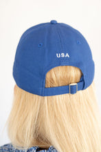 Load image into Gallery viewer, USA Flag Needlepoint Baseball Hat