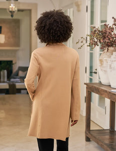 Frank & Eileen Belfast Trench Sweatshirt Trench Coat | Camel