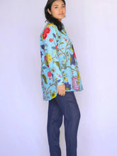 Load image into Gallery viewer, Fiona Flora Tunic Top | Aqua