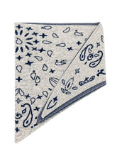 Load image into Gallery viewer, Hansel From Basel Cashmere Bandana Triangle Scarf | Gray