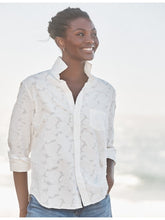 Load image into Gallery viewer, PREORDER Frank &amp; Eileen | Eileen Relaxed Button Down | Textured White Flowers