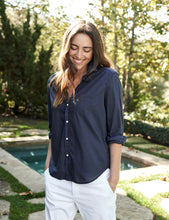 Load image into Gallery viewer, Frank &amp; Eileen | Eileen Relaxed Button Up Navy Featherweight