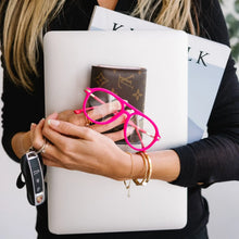 Load image into Gallery viewer, Eyejets Mykonos Reading Glasses | Neon Pink