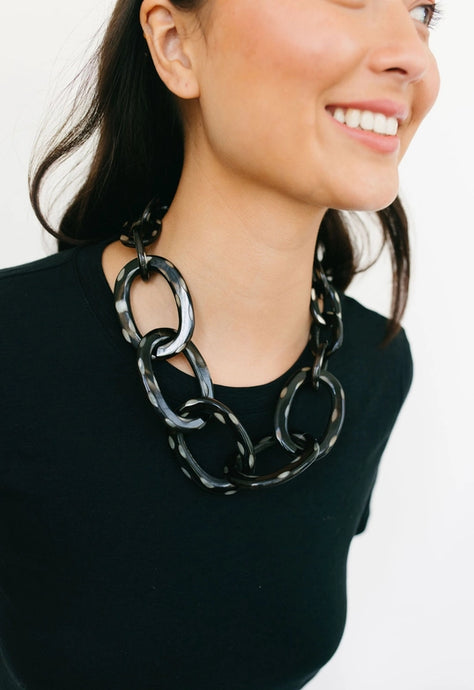 Desi Horn Link Necklace