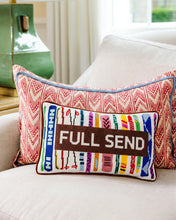 Load image into Gallery viewer, Furbish Studio Full Send Ski Needlepoint Pillow