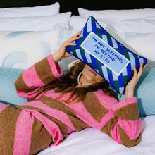 Load image into Gallery viewer, Furbish Studio Eyes Resting Needlepoint Pillow