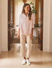 Load image into Gallery viewer, Frank &amp; Eileen Westport Illusion Wide-Leg Pull-On Jean | Champagne Glitter