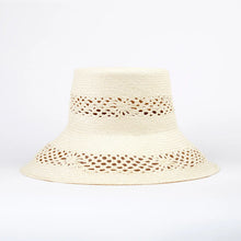 Load image into Gallery viewer, Panama Bucket Hat Rosie Crochet | Natural