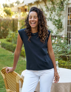 Frank & Eileen Aiden Vintage Muscle Tee | British Royal Navy