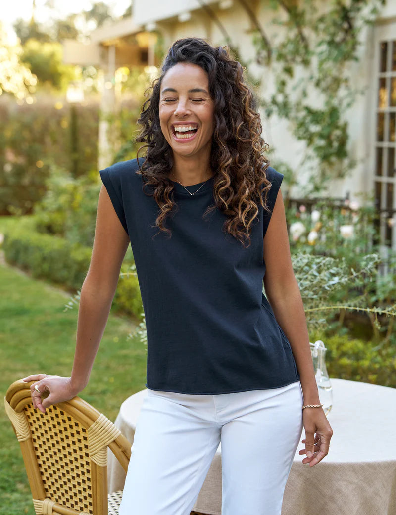 Frank & Eileen Aiden Vintage Muscle Tee | British Royal Navy