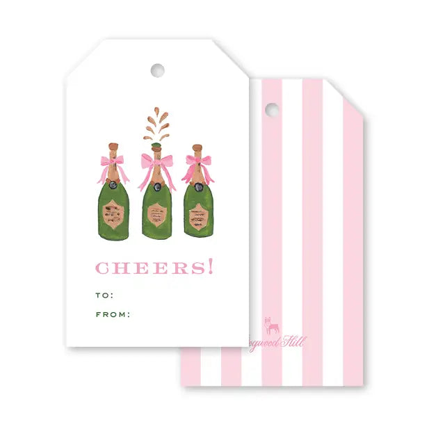 Dogwood Hill Champagne Cheers Gift Tags