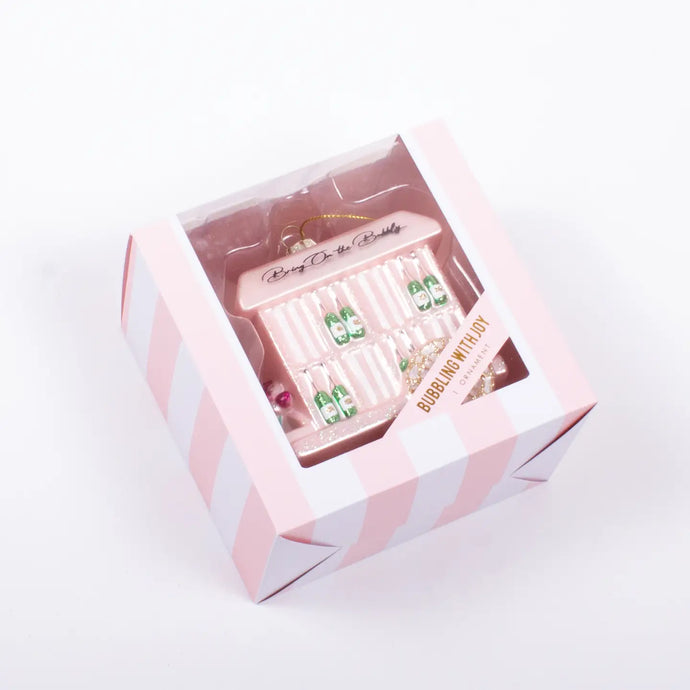 Bring On The Bubble Boxed Christmas Ornament