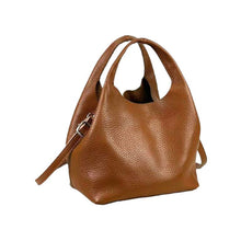 Load image into Gallery viewer, Italian Leather Bucket Bag